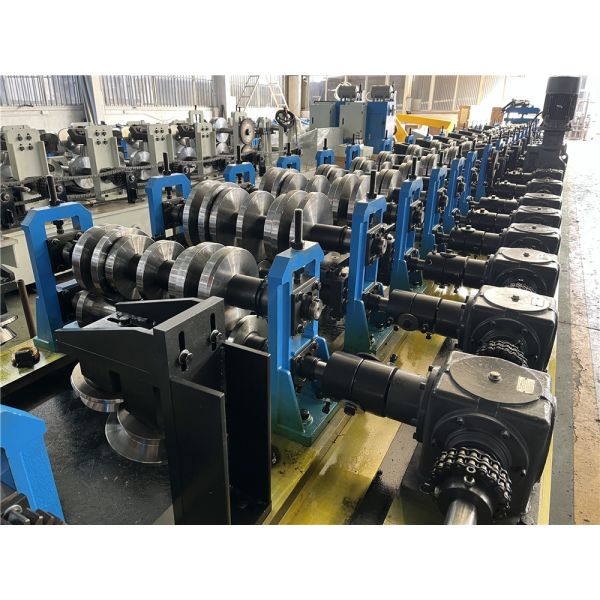 Crash Guard Panel Roll Forming Machine With 15-20m/min Speed And 55-58 Roller Material