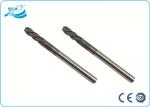 TiAIN Coating Solid Carbide End Mill with HRC 55 Degree , Diamond Coated End