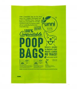 Quality Custom Printed Compostable Dog Poop Bag Biodegradable Polythene Cornstarch wholesale