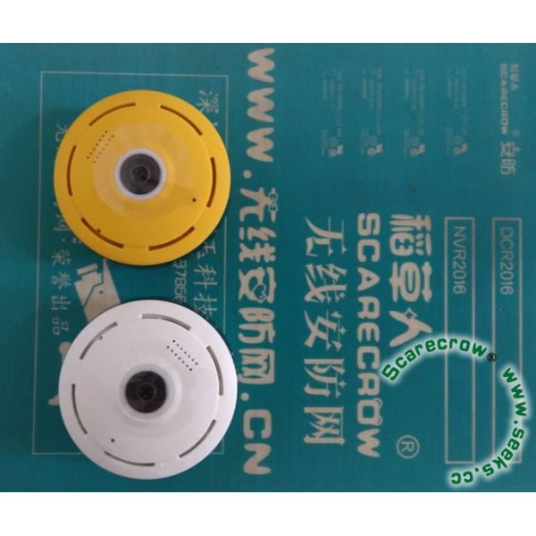 VR 360° degree fish-eye Wi-Fi panoramic camera Panorama 360 ° fisheye camera, WiFi links and network links