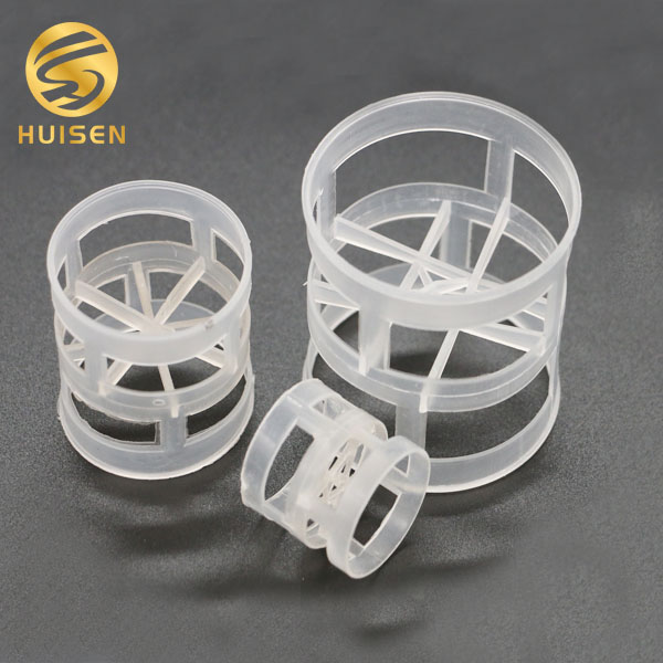 PP SS304 Ceramic Pall Ring / Random Tower Packing For Desulfurization Tower
