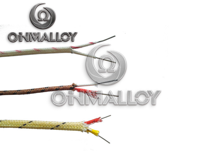 ISO AWG 18 Type K Thermocouple Cable With Braiding Fiberglass Insulation