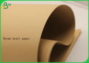 China Size Custom Brown Kraft Paper Roll 400GSM For Making Gift Wrapper Paper on sale