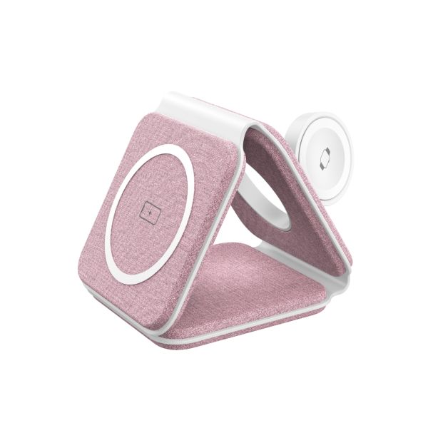Foldable 3 In 1 Wireless Charging Station 5W For Travel Gift