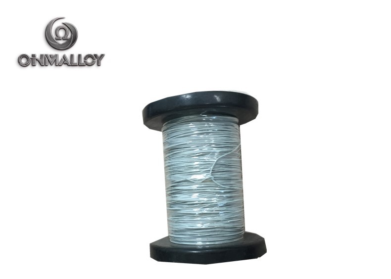 PTFE Flat PTFE Insulated Wire / High Temperature Resistance Nicr 80 20 Cable