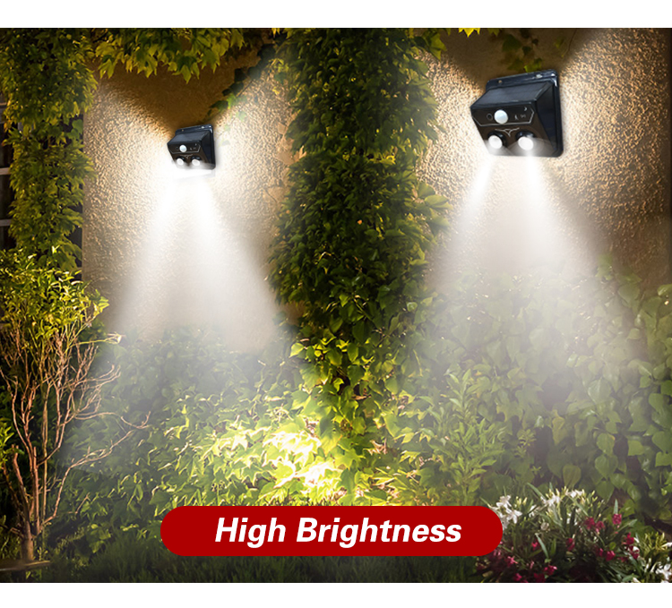 Sensor Solar Wall Light Retoatable Eyeys 90LM Solar Powered Outdoor Sconce