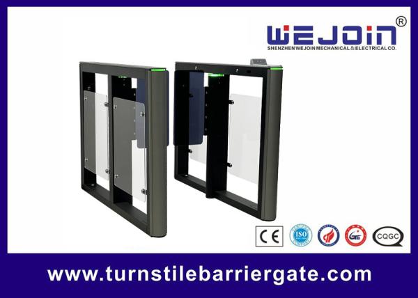 Cheap Convenient Indoor / Outdoor Access Control Turnstile Gate with Swinging Arm and Optional DC12V Backup Battery for sale