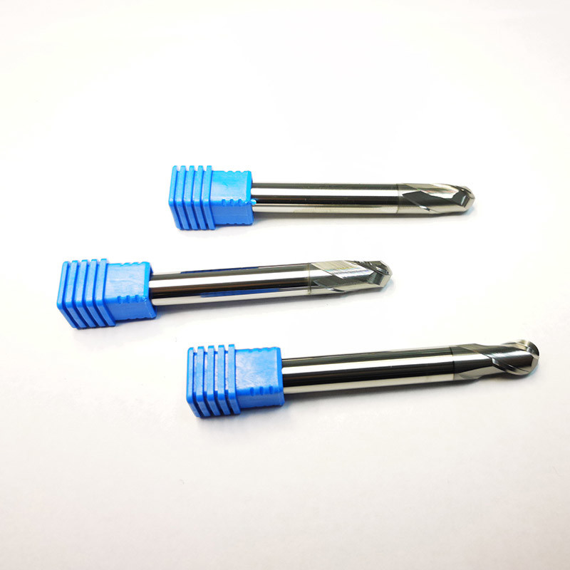 Solid Tungsten Carbide 2 Flutes D8R4 Ball Nose End Mills Hrc65 ST