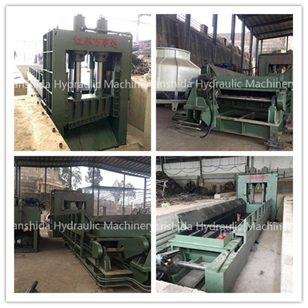 PLC Auto Control Gantry Shear Q43L-5000 Scrap Metal Cutting Machine