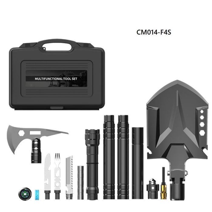 3Cr13 Aluminum Alloy Camping Tool Kit , Muti Function All In One Tool Set