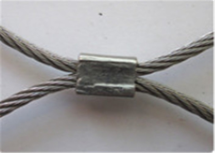 2.0mm 304 316 Handwoven Stainless Steel Wire Rope Mesh