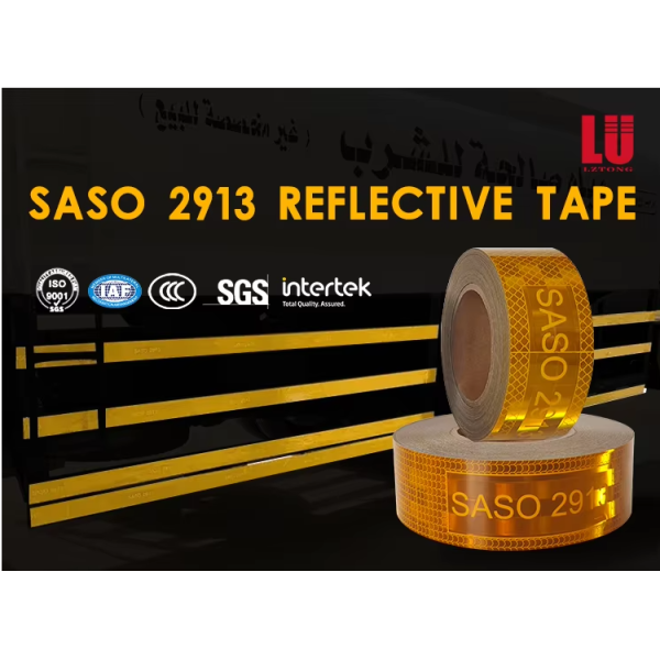 2'' 3'' 4'' *50m E13 SASO2913 Conspicuous Tape Reflective Sticker For Saudi Arabia Middle East