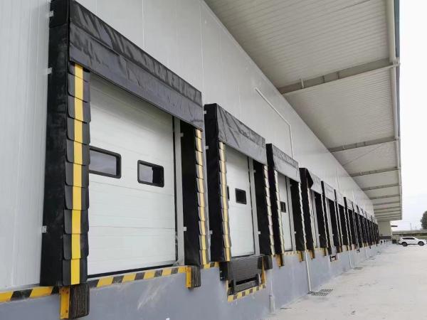 Industrial Garage Steel Insulated Sectional Doors 380V Automatic Remote