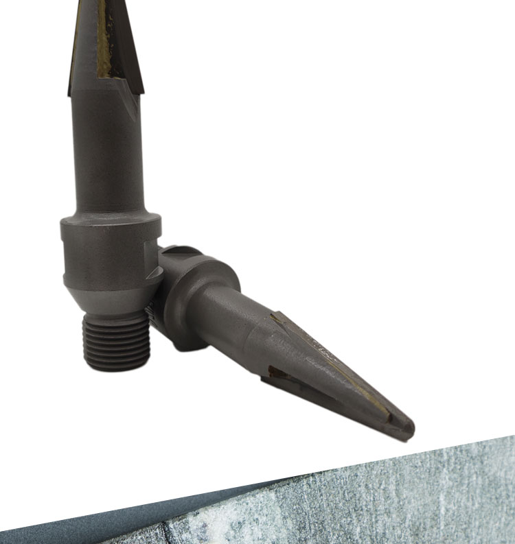 1/2 "G Connection CNC Conic Mill Bit Stone Carving Mini Grinder Bits with Tin Coating