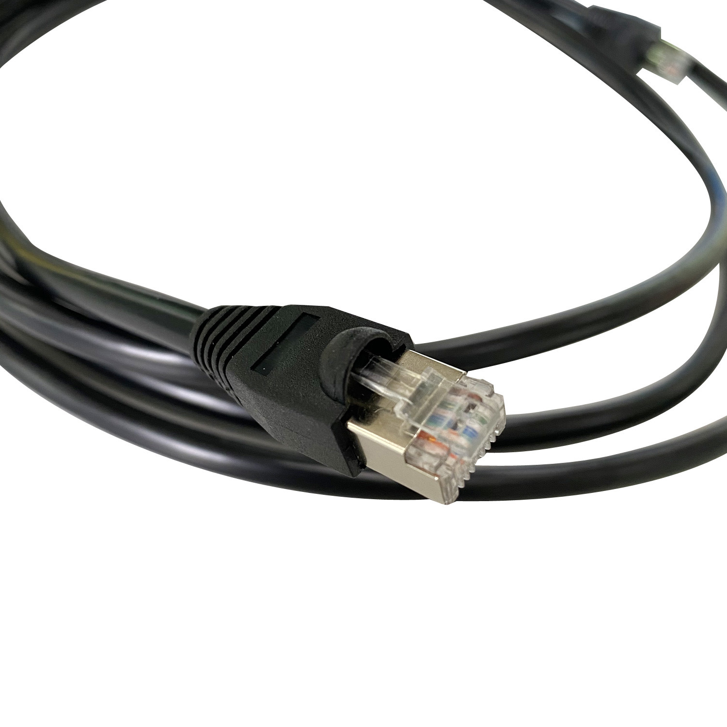 8 Contacts Communication Cable Connectors 2.5cm Length For Net Work Data Transmission