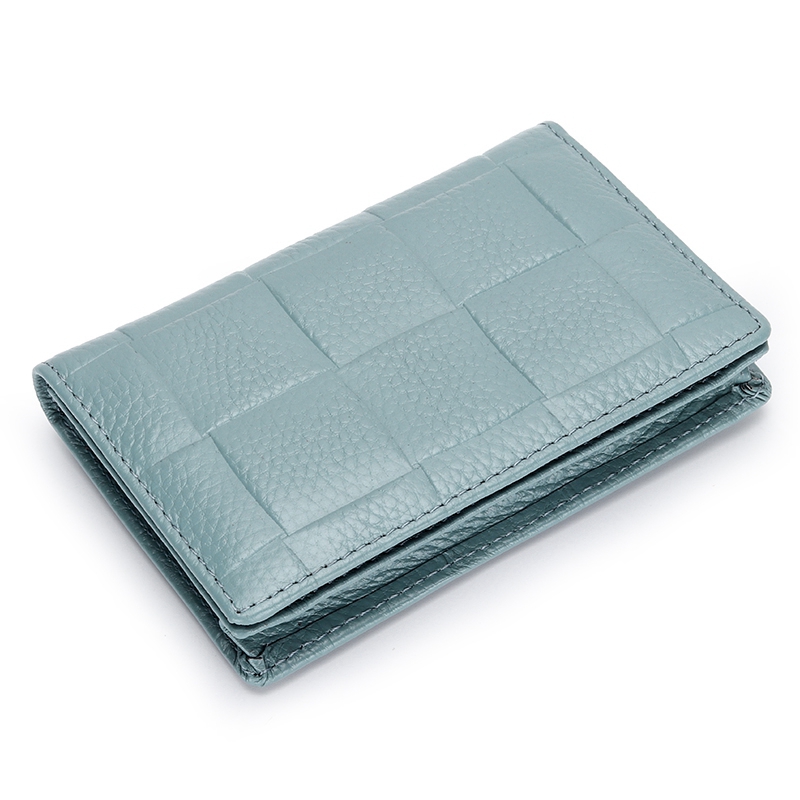Multi-functional Genuine Leather Card Holder for Driver's License and Change Wallet