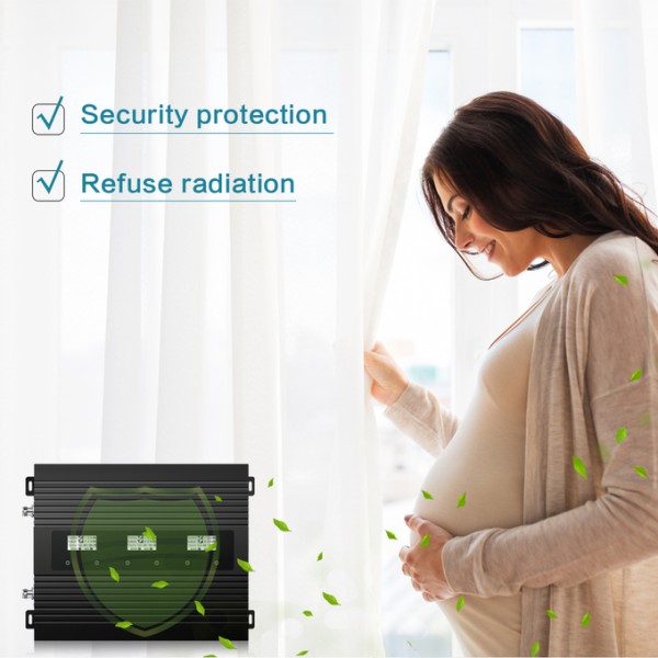 80dB Gain 4G Signal Repeater Cellular Tri Band Booster With LCD