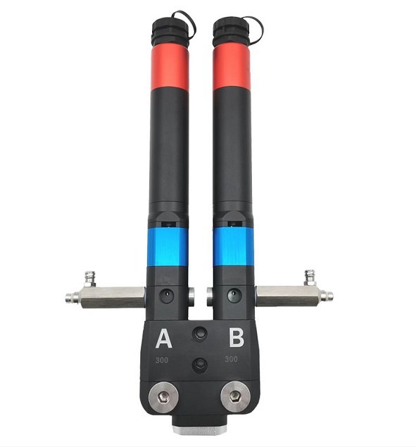 Dual Tube screw valve Mixing two different kinds of glue HS450-450