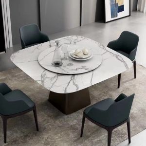 Quality Ceramic Marble Table Top Dining Table Sintered Stone Dining Table wholesale