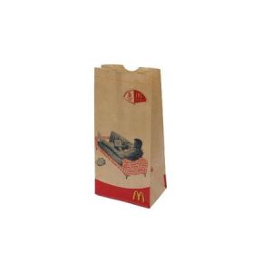 Stand Up Printed Paper Bags Paper Takeaway Bags Multi Function