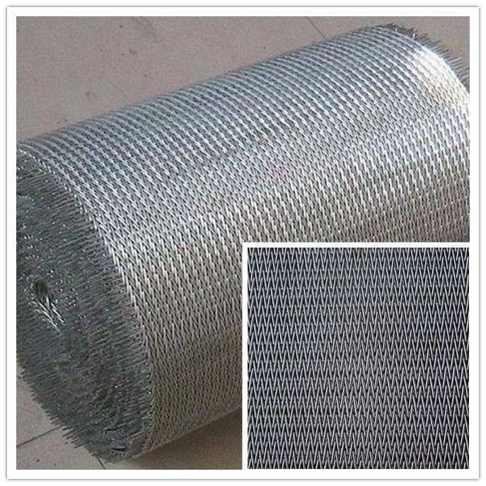 Nuts / Cookies Stainless Steel Compound Balanced Conveyor Belt Sale