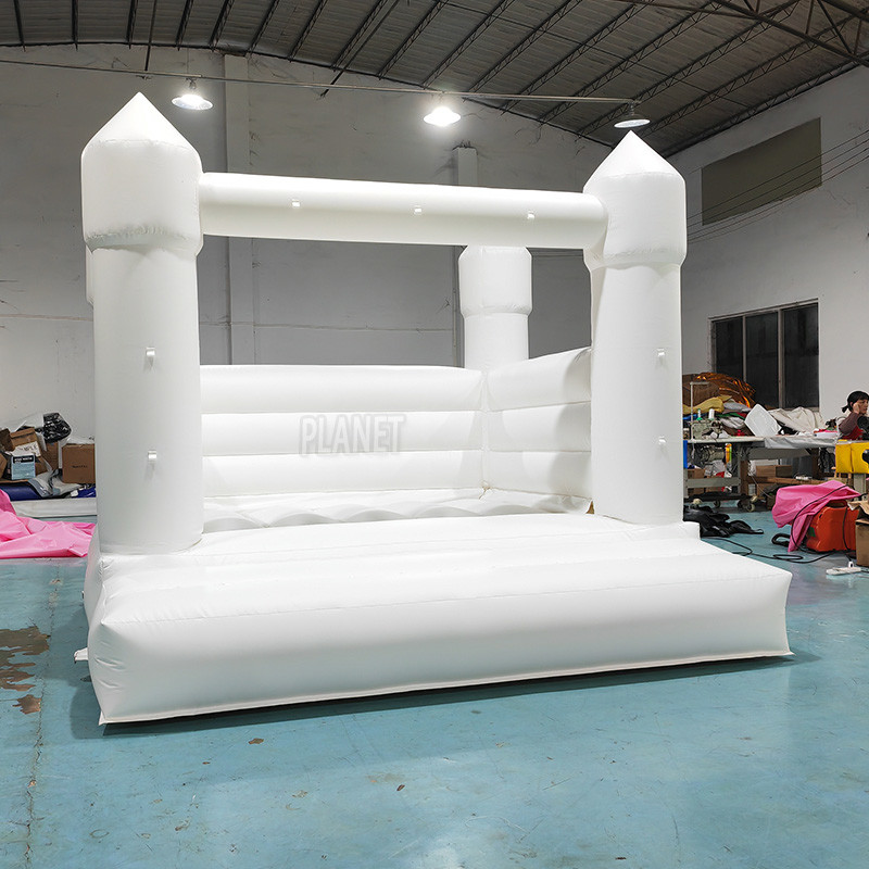 Kids Party White 10ft Jumping Castle Inflatable Bouncing House PVC Inflatable Bouncer