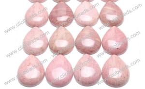 Quality Rhodonite Drop Cabochons 12X16mm Gemstones Cabochons CA16806 wholesale