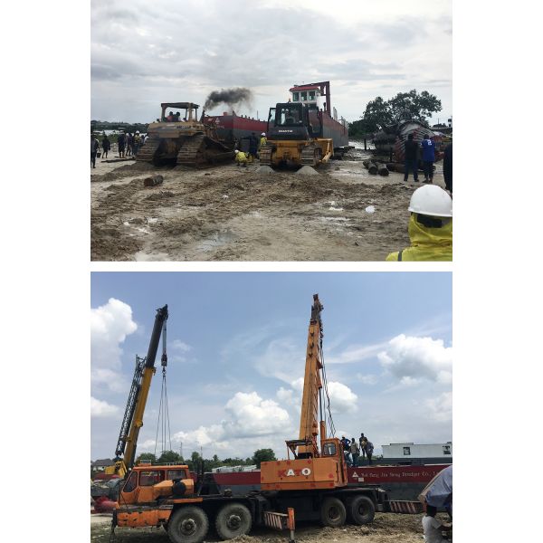 JMD450 18inch cutter suction dredge installation and training