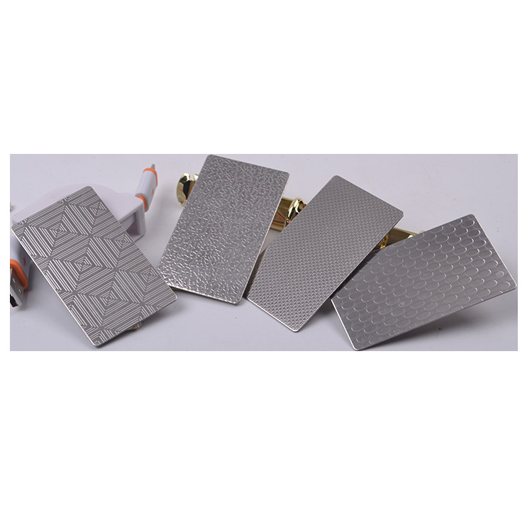 Art Pattern Embossed Stainless Steel Sheet Stamped Panels 1000mm 430 304 Decor