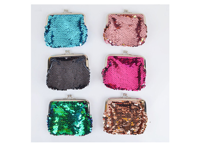 Fashion Sequin Coin Purse Bag Lady Cosmetic Bag Mermaid sequined purse Makeup Bag