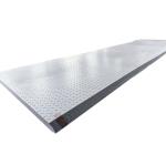 Silvery Prepainted Galvanized Steel Coils with Embossed Diamond Pattern 6m