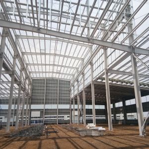 Pre Engineered Steel Structure Factory Building Q235 Q355