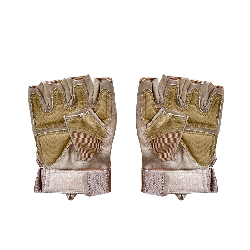 Green Nylon/Cotton/Metallic Half-Finger Hand Protection Perfect for Outdoor Activities