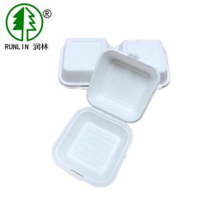 Quality Biodegradable china factory made disposable take away hamburge box wholesale