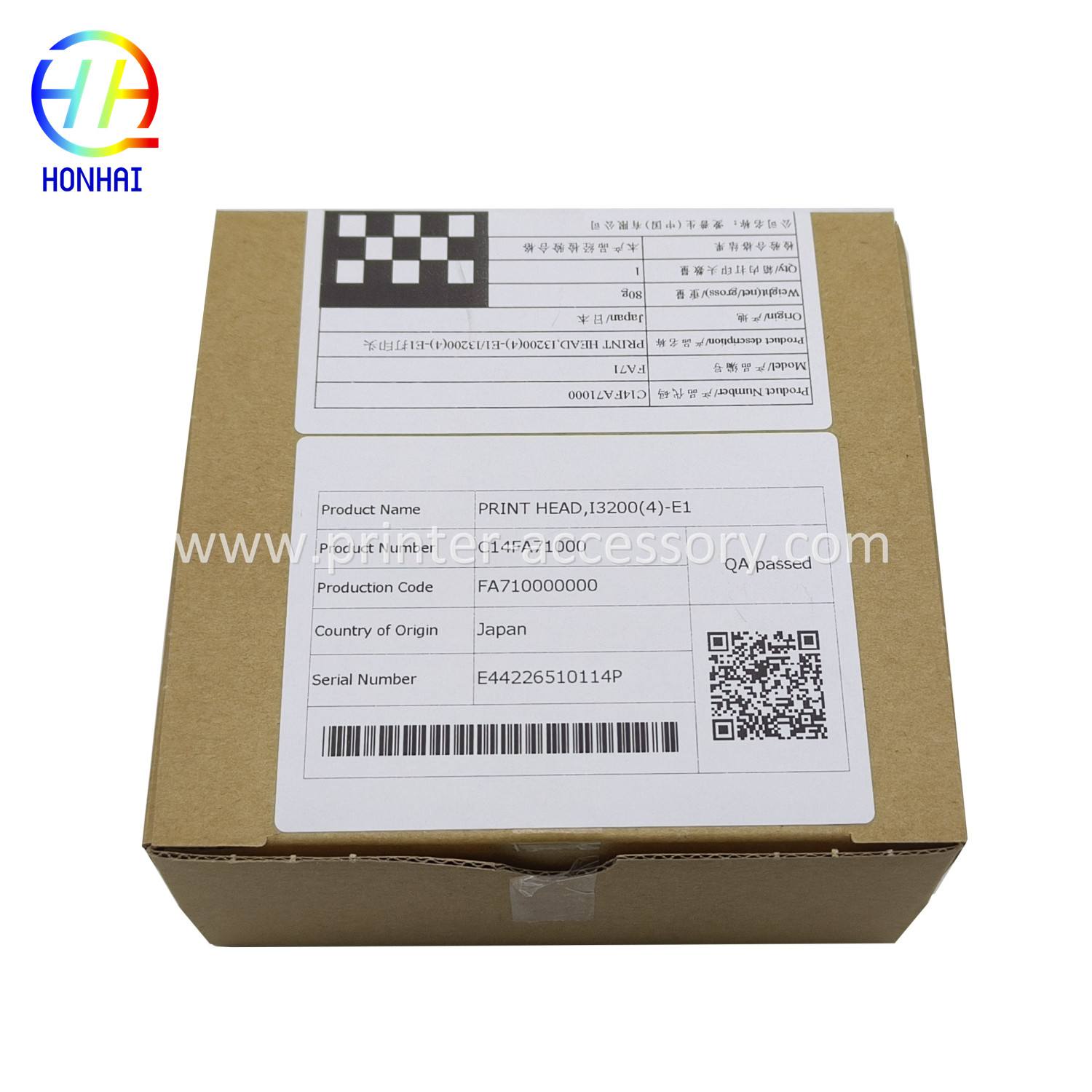 Original New Printhead For Epson L3200-E1 C14FA71000 Print Head
