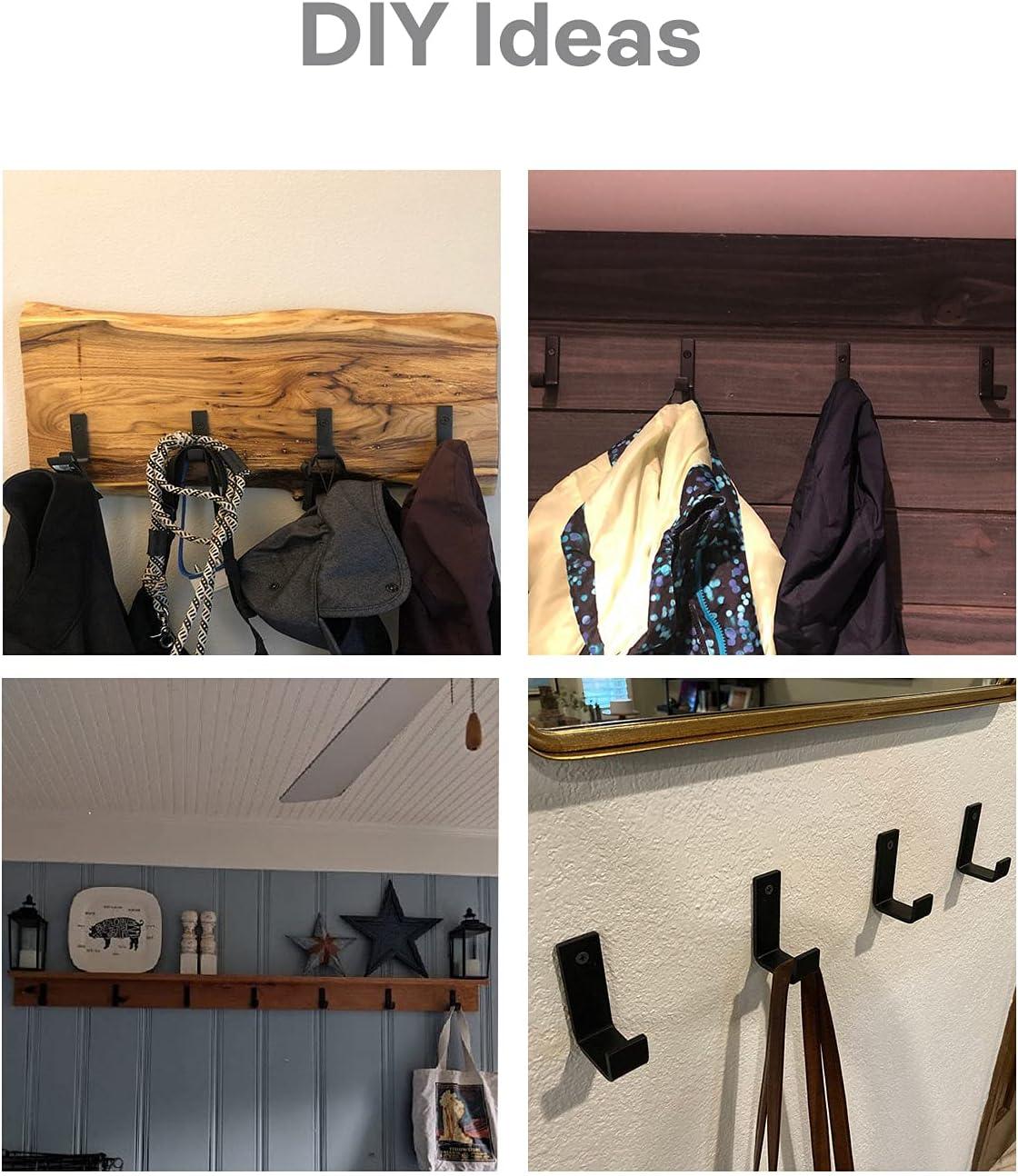 Wall Hooks for Multifunctional Hanging Shelf Heavy Duty Mounted Clothing Organizer