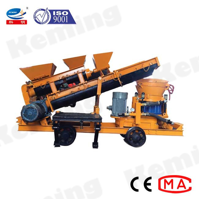 Dry Dump Spraying Concrete Shotcrete Machine With Feeder