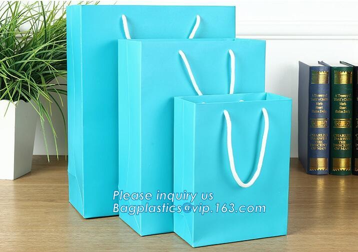 Customcolor life garment grocerybag set flower carrier purple blue pink shopping paper gift bag with logo printed, bagea
