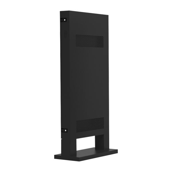Black LCD 43Inch Android Advertising Player IP65 Floor Stand Digital Signage