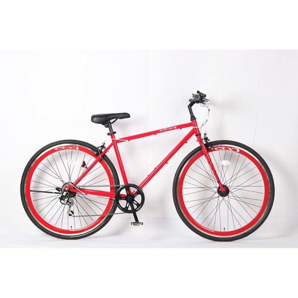 Aluminum Alloy Rim 700C Road Bike Seven Gears Speed Bicycle Green/Blue/Red Color