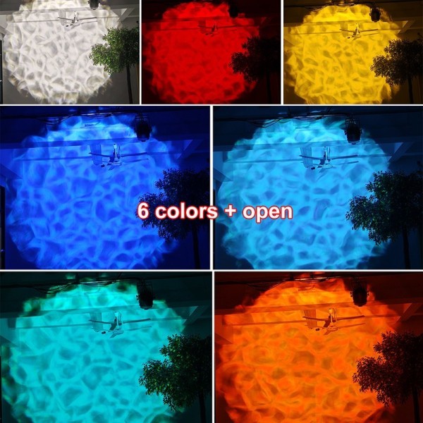 300W LED Ripple Water Effect Projector Outdoor Landscape Wedding Decoration Light