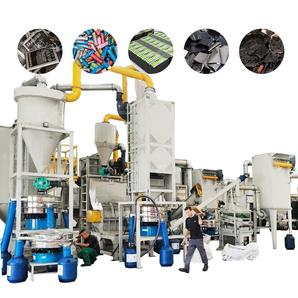 Manufacturing Plant Video outgoing-inspection Provided Li Battery Crushing