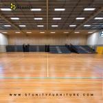 Water Resistant Fixed Gym Bleachers Retractable System
