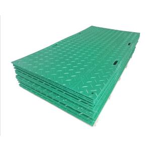 China Green Composite HDPE Truck Support Ground Protection Heavy Construction Mats on sale
