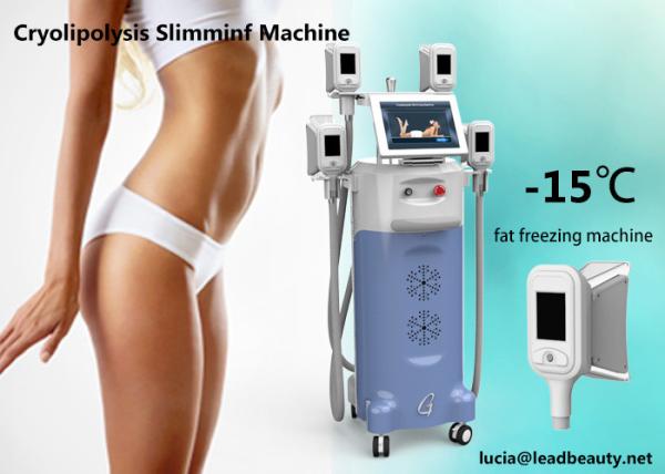 4 handles Fat Freezing machine, Zeltiq cooling / Cryolipolysis Fast Slimming