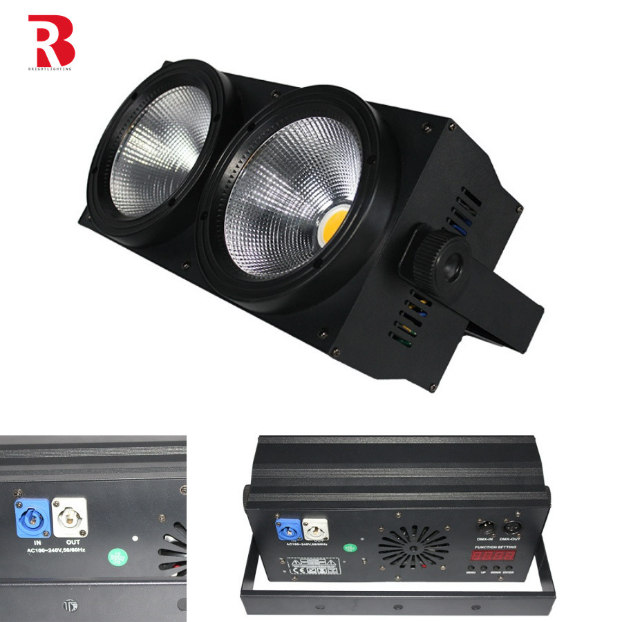200W Blinder 2x100 Rgb White Led 2eyes 100w Blinder Audience Stage Light
