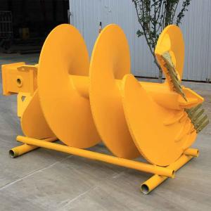 China Double Cut Soil Or Rock Drilling Auger And Auger Teeth Drilling Buckets on sale