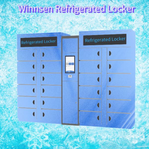 Smart Frozen Refrigerated Automated Locker Touch Screen Service Eggs Lockers