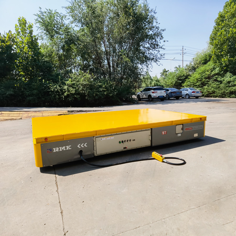 Quality Trackless Motorized Transfer Trolley Pallet Transfer Equipment wholesale