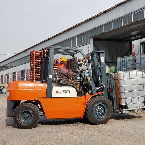 ISUZU Engine Forklift Diesel 5 Ton Hydraulic Transmission 5000kg Lift Truck